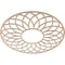 Ekena Millwork Cannes Wood Fretwork Pierced Ceiling Medallion, Alder, 38"OD x 13"ID x 1/4"T CMWP38X38X0250CNAL - alternate 5